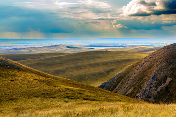 Karamurun-tau is a picturesque mountain range of the Orenburg region.