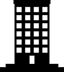office condominium city building silhouette