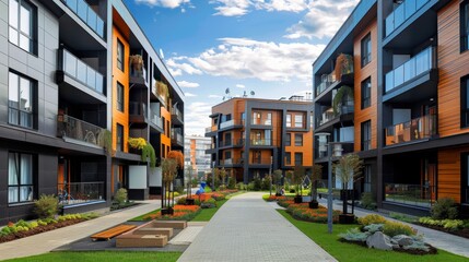 Fototapeta premium Modern Residential Complex 