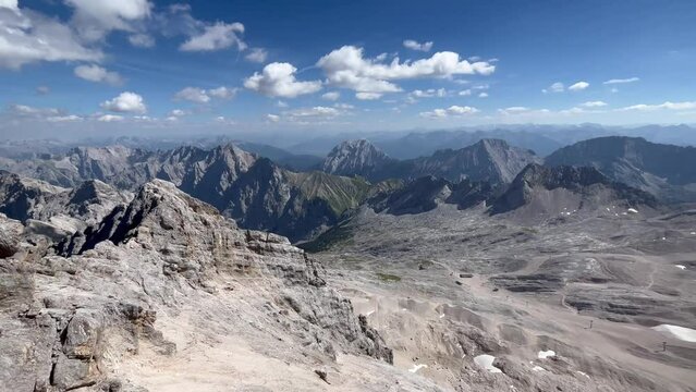 Ausblick auf der Zugspitze