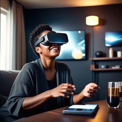 Scientific and technological concept image