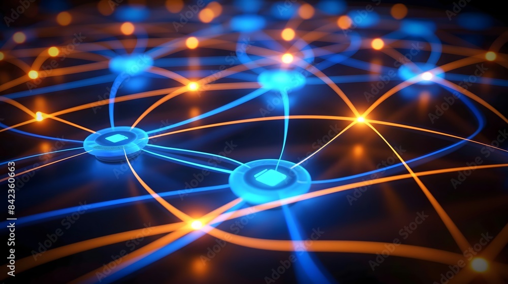 Poster 3. within the interconnected landscape of cyberspace, a secure wireless network serves as the condui