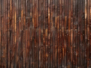 Fototapeta premium Close-up of old, weathered wooden planks creating a rustic background texture, suitable for various uses in design and decoration.
