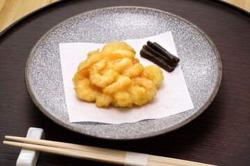 Shiba shrimp tempura, Japanese cuisine