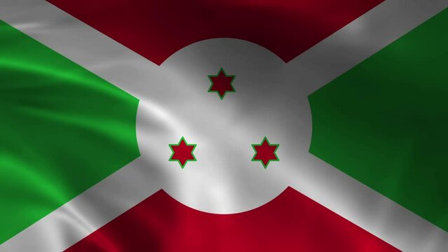 3D VIDIO OF BURUNDI FLAG