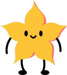 Fruit Character Expression Element