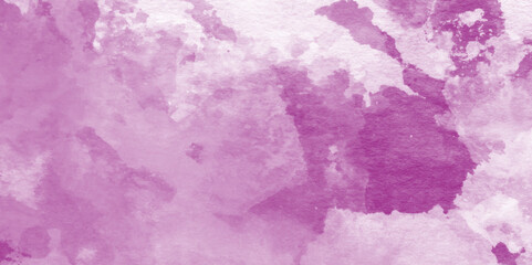 brush painted watercolor abstract painting vector background, fresh and blurry pink cloud sky on art graphics, creative colorful modern pink paper, Soft and cloudy watercolor stain of pink paint.