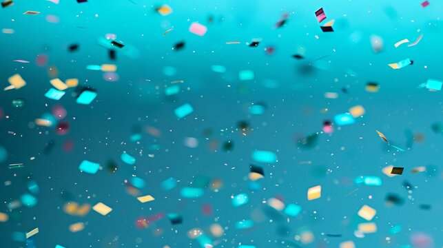 Colorful confetti party celebration for festive occasions, joyous events, and cheerful gatherings