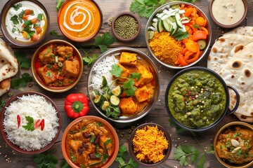 indian traditional food by generative ai