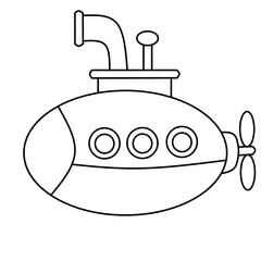 Cute Submarine sketch