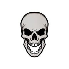 skull head, created by ai generated