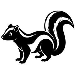 image of a skunk