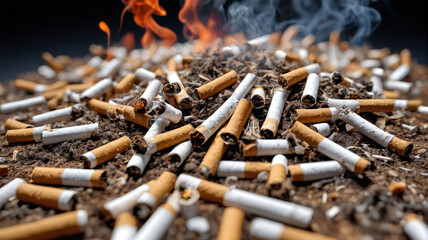 Examining the detrimental effects of cigarette smoking as a 21st-century scourge, emanating foul odors and triggering a cascade of health issues, Generative AI