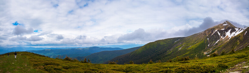 A view of the Hoverla in the Carpathians