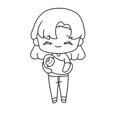 A woman is holding a baby in her arms