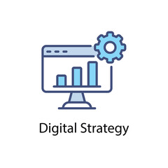 Digital Strategy vector icon