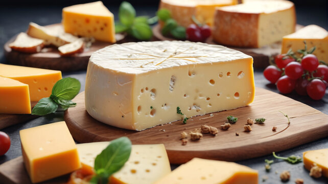 Savory Serenade: An Elegant Cheese Soiree with a Symphony of Tastes and Pairings, Generative AI