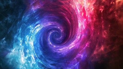 Colorful vortex energy, cosmic spiral waves, and multicolor swirl explosion, Abstract futuristic digital background wallpaper