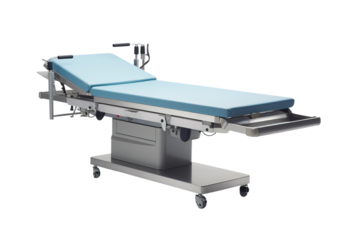The Floating Hospital Bed on White or PNG Transparent Background.