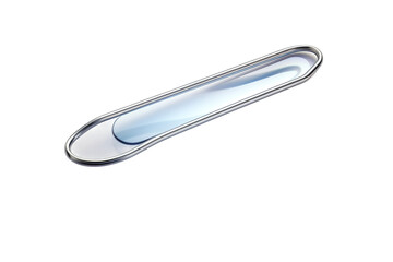 Gleaming Silver Sculpture Suspended in Time on White or PNG Transparent Background.