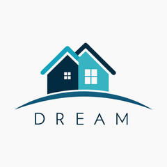 house logo concept, vector art illustration