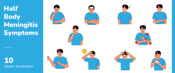 Half Body Meningitis Symptoms