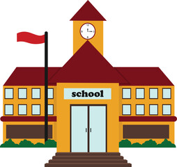 City Building Element. Vector Illustration