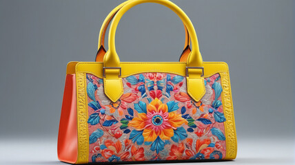 Bold and Bright: Making a Statement with Eye-catching Women's Handbags in Vivid Colors, Generative AI