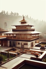  A blend of traditional Tibetan and modern Himalayan architecture