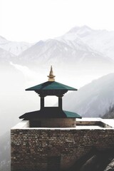 A blend of traditional Tibetan and modern Himalayan architecture