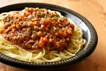 ミートソーススパゲティ
