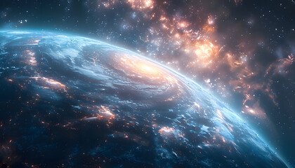 Obraz premium space background