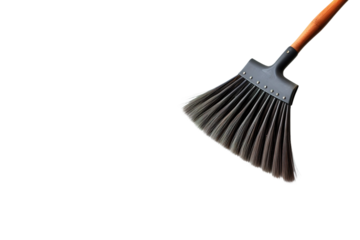 Dance of the Wooden Broom on White or PNG Transparent Background.