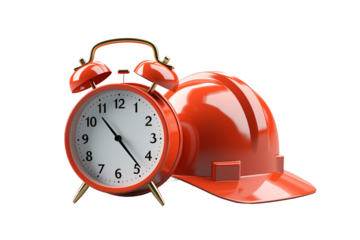 Time for Safety on White or PNG Transparent Background.