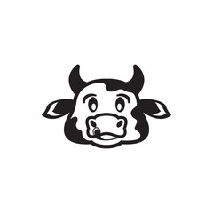 Cow head symbol logo icon,design vector illustration template
