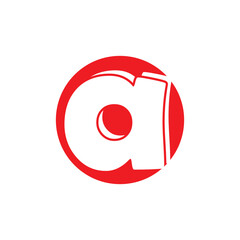 Letter A symbol logo icon, design vector illustration template