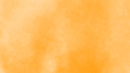 Watercolor smooth texture orange abstract background.
