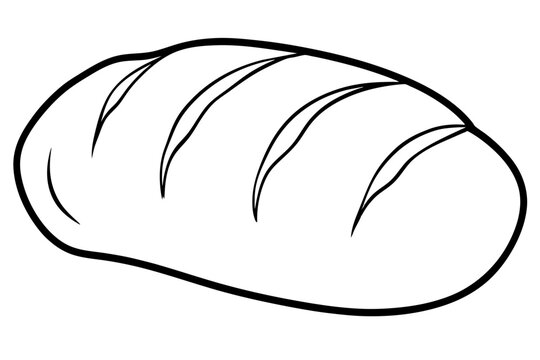 recommend clip art: illustration of bread with butter