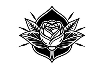 Rose tattoo design