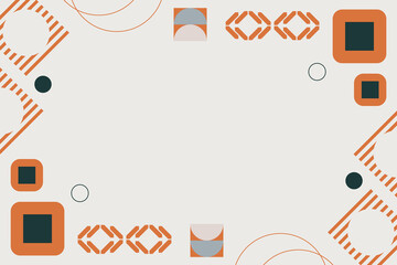 Abstract Geometric Shape Vector Element Background Template