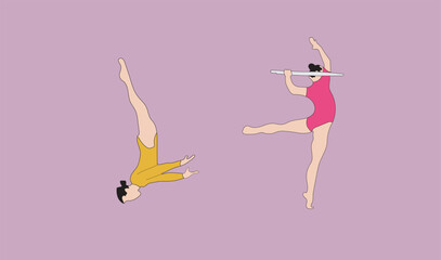 woman gymnastic