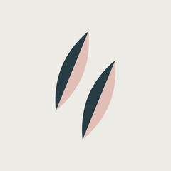 Abstract Geometric Shape Vector Element