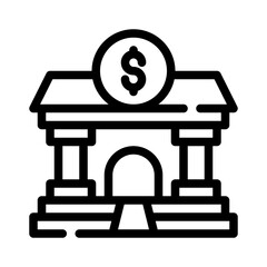bank line icon