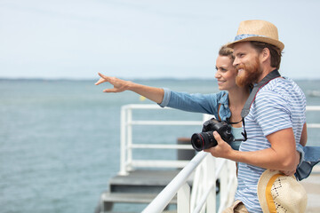 young couple spending time together