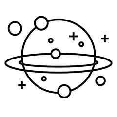 Fototapeta premium saturn planet