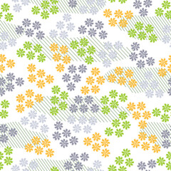 Great for fabrics,home texlite, wallpapers, vintage style designs. multicolored carnation flowers seamless Scandinavian style pattern.