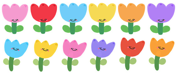 Fototapeta premium cute flowers