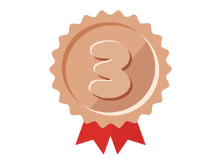 ランキング_影付きギザギザメダル_3