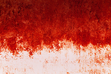 Blood Texture Background. Texture of  Concrete wall with bloody red stains.