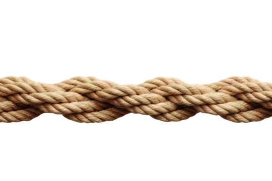 The Dance of the Unraveled Rope on White or PNG Transparent Background.